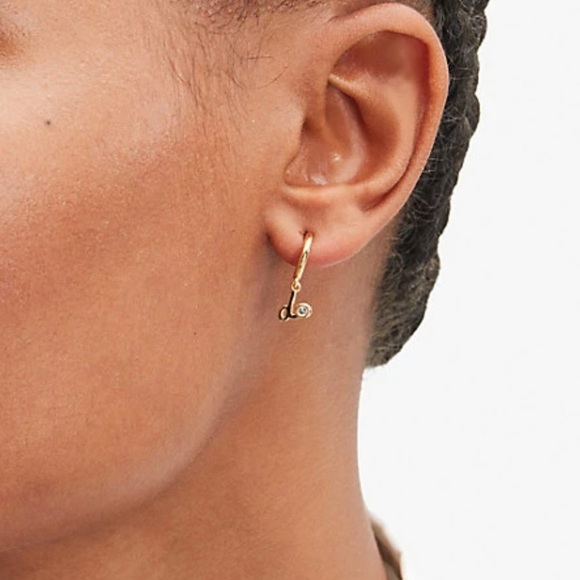 NWT KATE SPADE ♠️ SAY YES I DO HUGGIES EARRINGS - Picture 7 of 10